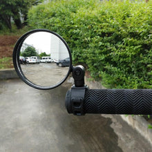Load image into Gallery viewer, 1PCS Universal Bicycle Rearview Mirror Adjustable Rotate Wide-Angle Cycling Rear View Mirrors Adjustable Rotatable Shockproof Wide Angle Acrylic Convex Outdoor Safety Mirror For Mountain Road