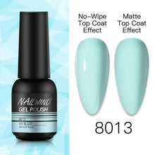 将图片加载到图库查看器,NEW TREND Modern fashion Red Gel Nail Polish For Nails Permanent UV LED 8ml Matte Glossy High Quality Fashion Design For Women and Ladies