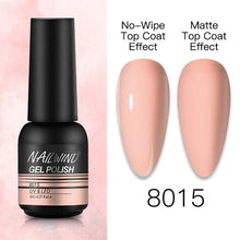 将图片加载到图库查看器,NEW TREND Modern fashion Red Gel Nail Polish For Nails Permanent UV LED 8ml Matte Glossy High Quality Fashion Design For Women and Ladies