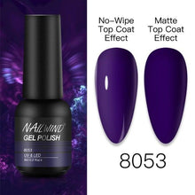 将图片加载到图库查看器,NEW TREND Modern fashion Red Gel Nail Polish For Nails Permanent UV LED 8ml Matte Glossy High Quality Fashion Design For Women and Ladies