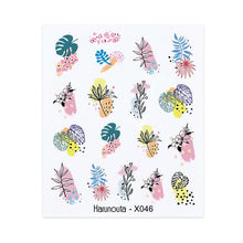 将图片加载到图库查看器,Nails Sticker Nail Art Decorations Flowers Leaves Decals Water Transfer Sliders Woman Face Fruit Foil Manicures Wraps Water Transfer Nail Decals Sticker For Pretty Girl Self-Adhesive Nail Decals Designer Nail Stickers for Acrylic Decal