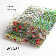 Load image into Gallery viewer, Holographic Nail Foil Transfer Set Sticker Decal Nail Art Foils Designer Marble Nail Decoration Sliders Wraps Manicure Women Kids Girls Manicure Decoration Nail Art Supplies 3D Self-Adhesive Nail Decals Designer Nail Stickers for Acrylic Nails