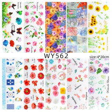 Load image into Gallery viewer, Holographic Nail Foil Transfer Set Sticker Decal Nail Art Foils Designer Marble Nail Decoration Sliders Wraps Manicure Women Kids Girls Manicure Decoration Nail Art Supplies 3D Self-Adhesive Nail Decals Designer Nail Stickers for Acrylic Nails