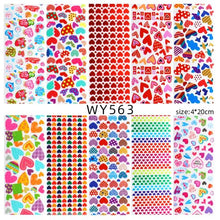 Load image into Gallery viewer, Holographic Nail Foil Transfer Set Sticker Decal Nail Art Foils Designer Marble Nail Decoration Sliders Wraps Manicure Women Kids Girls Manicure Decoration Nail Art Supplies 3D Self-Adhesive Nail Decals Designer Nail Stickers for Acrylic Nails