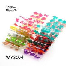 Load image into Gallery viewer, Holographic Nail Foil Transfer Set Sticker Decal Nail Art Foils Designer Marble Nail Decoration Sliders Wraps Manicure Women Kids Girls Manicure Decoration Nail Art Supplies 3D Self-Adhesive Nail Decals Designer Nail Stickers for Acrylic Nails