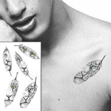 Load image into Gallery viewer, Luxury Womens Different Temporary Waterproof Tattoo Sticker Feather Dandelion Tattoos For Makeup Party