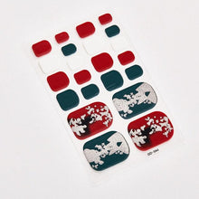 Load image into Gallery viewer, Full Beauty Loveliness Designed Manicure Valentines Nail Art Designer Nail Decals Kids Nails Art Decoration Nail Sticker Set French Tip Guides Stickers French Nail Stickers Form Fringe Guides for Decoration Stencil Tools