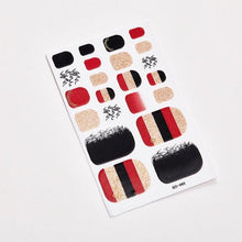 Load image into Gallery viewer, Full Beauty Loveliness Designed Manicure Valentines Nail Art Designer Nail Decals Kids Nails Art Decoration Nail Sticker Set French Tip Guides Stickers French Nail Stickers Form Fringe Guides for Decoration Stencil Tools
