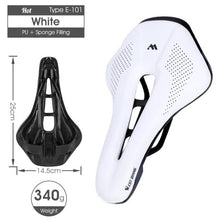 将图片加载到图库查看器,Bike Saddle Mountain Road Bike Seat PU Leather Gel Filled Cycling Cushion Comfortable Shockproof Bicycle Saddle Seat Cushion For Men Comfort Bike Saddle Anti-Slip Bicycle Saddle Waterproof Bicycle Seat For Mountain Bike Seat