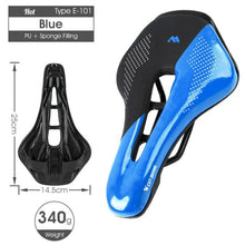 将图片加载到图库查看器,Bike Saddle Mountain Road Bike Seat PU Leather Gel Filled Cycling Cushion Comfortable Shockproof Bicycle Saddle Seat Cushion For Men Comfort Bike Saddle Anti-Slip Bicycle Saddle Waterproof Bicycle Seat For Mountain Bike Seat