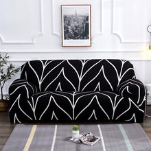 Load image into Gallery viewer, Elastic Sofa Covers for Living Room Stretch Slipcovers Sectional Couch Cover L Shape Corner Armchair Cover 1/2/3/4 Seater Slipcovers Elastic Stylish Printed Sectional Sofa Furniture Protector For Living Room