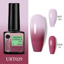 Load image into Gallery viewer, Thermal Shiny Nail Polish Change Color Effect Gel UV Semi Permanent Stylish Three Layer Effect For Womens