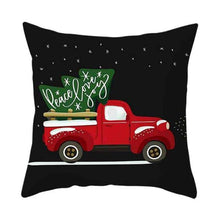 Load image into Gallery viewer, Beautiful Snowflake In Red Merry Christmas Gifts Xmas Cushion Cover Case Decorations Winter Holiday Party Pillow Zipper Pillowcase For Sofa Home Office Living Room Car