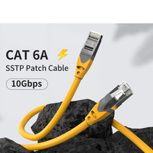 Load image into Gallery viewer, Ethernet Cable CAT6A 10Gbps RJ 45 Network Cable Lan RJ45 Patch Cord Router CAT 6 Cable Professional LAN Shielded Cable Gold Plated RJ45 Connector For Gaming Laptop