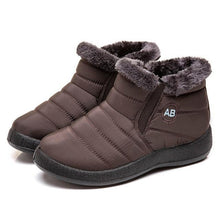 Load image into Gallery viewer, Women Boots Fashion Waterproof Snow Boots For Winter Casual Lightweight Ankle Warm Winter Boots Fur Lined Warm Ankle Boots Slip On Waterproof Shoes Comfortable Soft Design For Female