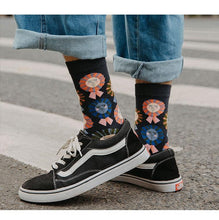 Load image into Gallery viewer, Women Long Sock Cartoon Print Creative Fashion Personalized Novelty Men Women Socks Winter Warm Comfortable Cotton Socks Running Cycling Socks For Men And Women