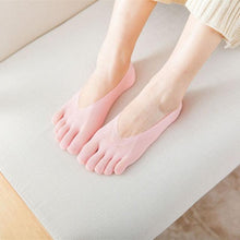 Load image into Gallery viewer, Women Summer Five-Finger Socks Ultrathin Funny Toe Invisible Sock With Silicone Anti-Skid Breathable Anti-Friction For Women