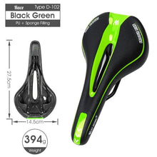 将图片加载到图库查看器,Bike Saddle Mountain Road Bike Seat PU Leather Gel Filled Cycling Cushion Comfortable Shockproof Bicycle Saddle Seat Cushion For Men Comfort Bike Saddle Anti-Slip Bicycle Saddle Waterproof Bicycle Seat For Mountain Bike Seat
