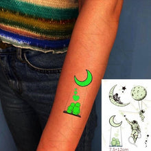 Load image into Gallery viewer, Fashion Luminous Sticker Tattoos Waterproof Temporary Different Luxury Tattoos For Womens Mens Kids