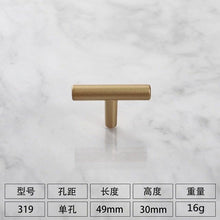 Load image into Gallery viewer, Kitchen Door T Bar Pull Straight Handle Knobs Cabinet Pull Diameter 10mm Stainless Steel Handles Furniture Hardware Kitchen Door T Bar Straight Handle Pull Knobs Furniture Hardware Assist Bath Handle