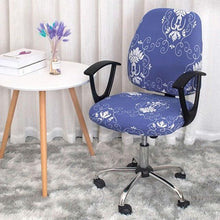 Load image into Gallery viewer, Modern Office Boss Chair Cover Spandex Computer Gamer Swivel Chair Covers Washable Armchair Slipcover For Net Bar Computer Stretch Chair Covers Spandex Office Computer Chair Cover Removable Washable Rotate Swivel Chair Protective Covers