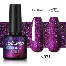 Load image into Gallery viewer, Luxury Womens Colorful Gel Nail Polish 8ml Semi Permanent UV/LED Glossy Effect Popular Design For Women and Girls in Fashion Style