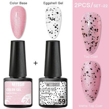 Load image into Gallery viewer, Luxury Gel Nail Polish Permanent Glossy Matte Egg Effect Elegant Stylish Eggshell Design For Women And Lady Nail Gel