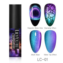 Load image into Gallery viewer, Modern Styllish Elegant 9D Cat Magnetic Nail Gel Polish UV LED Permanent Elegant Colorful Charming Effect For Womens