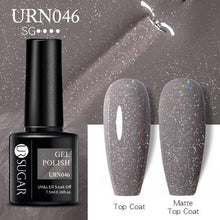 将图片加载到图库查看器,Matte Pink Blue Gel Nail Polish Semi Permanent LED Nail Art Design Elegant Warm Colors For Womens