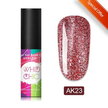 将图片加载到图库查看器,Matte Pink Blue Gel Nail Polish Semi Permanent LED Nail Art Design Elegant Warm Colors For Womens