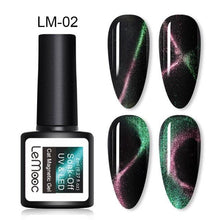 Load image into Gallery viewer, Luxury 5D Cat Magnetic Gel Nail Polish Black Chameleon UV Nail Gel Professional Manicure For Womens