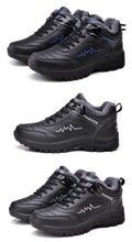 Load image into Gallery viewer, Winter Womens Mens Boots Shoes Plush Warm Sneakers Outdoor Waterproof Ankle Snow Boots Casual Leather Hiking Boots Outdoor Trekking Boot Mid Hiker Boot For Mens