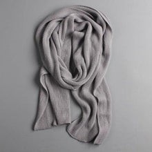 将图片加载到图库查看器,NEW Arrived Men's Fashion Winter Soft Long Thick Warm Scarf Lightweight Knit Spring Unisex Soft Scarves Size Elegant Male Cashmere Neckerchief Warmer Scarves For Men Women