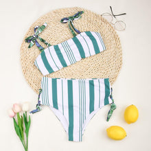 将图片加载到图库查看器,Female Push Up Swimsuit Modern Swimwear For Women Bikinis High Waist Bikini Set Solid Bikini 2 Piece Swimsuit Bathing Suits Women Bathing Suit High Waist Bikini Set Sport Wear Swimming Suit Bikini