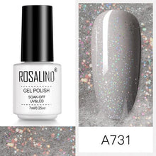 Load image into Gallery viewer, Luxury Womens Pink Shiny Nail Gel Polish Varnish Permanent UV Gel Popular High Quality Colorful Nail Polish