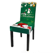 将图片加载到图库查看器,Dining Room Chair Protector Slipcovers Popular New Holiday Universal Size Christmas Printing Chair Cover Stretch Washable Detachable Seat Covers For Hotel Banquet Home Christmas Party