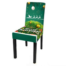 将图片加载到图库查看器,Dining Room Chair Protector Slipcovers Popular New Holiday Universal Size Christmas Printing Chair Cover Stretch Washable Detachable Seat Covers For Hotel Banquet Home Christmas Party
