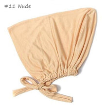 Load image into Gallery viewer, New Soft Modal Muslim Turban Hat Inner Head Wrap Bonnet Under Scarf Hijab Lightweight Caps Elegant Islamic Under Scarf Bonnet Hat Headwrap For Female