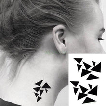 Load image into Gallery viewer, New Waterproof Temporary Sticker Tattoo Flame Heart Star Element Body Art Cute Small Tattoos For Kids Womens