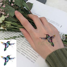 Load image into Gallery viewer, New Waterproof Temporary Sticker Tattoo Flame Heart Star Element Body Art Cute Small Tattoos For Kids Womens