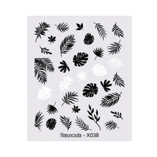 将图片加载到图库查看器,Summer Tropical Plants 3D Nail Sticker Iridescent Leaves Tree Transfer Decals Slider For Nails DIY Nail Art Decoration 3D Nail Stickers Decals Snowflakes Elk Bear Christmas Xmas Transfer Stickers Nail Art Self-Adhesive Decals Decoration Nail Art