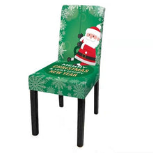 将图片加载到图库查看器,Dining Room Chair Protector Slipcovers Popular New Holiday Universal Size Christmas Printing Chair Cover Stretch Washable Detachable Seat Covers For Hotel Banquet Home Christmas Party