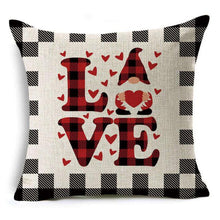 将图片加载到图库查看器,New Plaid Christmas Linen Pillowcase Xmas Series Cushion Cover Case Pillow Custom Square Pillowcase Cushion Cover Thrown Linen Pillowcase Christmas Gift 45X45CM
