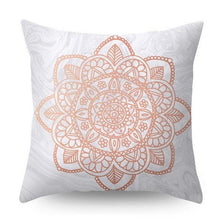 将图片加载到图库查看器,Nordic Style Pillow Covers Plant Letter Flower Geometric Sofa Cushion cover Headrest Pink Party Decorations Gift For Kids Geometric Decorative Throw Pillow Covers Square Cotton Cushion Covers Outdoor Sofa Home Pillow Covers