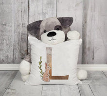 将图片加载到图库查看器,Animal Printed Pillow Cover Cartoon Giraffe Fox Bunny White Seat Polyester Decorative Cushion Cover Sofa Kids Room Alphabet Pillow Cover With Cute Animals Pillow Cases Outdoor Indoor Square Cushion Covers For Home Sofa Couch 45x45cm