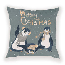 将图片加载到图库查看器,New Year Christmas Decorations Pillows Cover Christmas Décor for Home Christmas Tree Snowflake Snowman Reindeer Home Decor Throw Pillow Case Cushion Cover Santa Merry Christmas Gift Xmas 45x45cm
