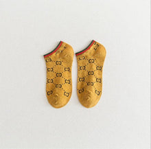 将图片加载到图库查看器,Black And White Embroidery Female Tide Socks Shallow Mouth Summer Cartoon Cow Cute Fashion Boat Socks Unisex Men And Women Cotton Ankle Socks