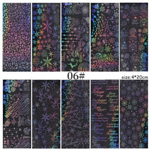 将图片加载到图库查看器,Christmas Silver Snowflakes Nail Art Foil Transfer Glitter Stickers 3D Nail Art Decals Designer Manicuring Decoration Xmas Gift Nails Snowflake Nail Art Stickers Decals Christmas Nail 3D Self Adhesive Nail Stickers for Acrylic Nails Snowflake