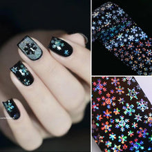 将图片加载到图库查看器,Nail Foils Marble Flower Series Iridescent Nail Art Transfer Sticker Paper Slider Nail Water Decal Design Manicures Decorations Art Manicures Decoration New Gold Nail Transfer Foils for Nail Arts Nails Supply Holographic Effect Nail Art Foil Stickers Hol