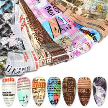 将图片加载到图库查看器,Nail Foils Marble Flower Series Iridescent Nail Art Transfer Sticker Paper Slider Nail Water Decal Design Manicures Decorations Art Manicures Decoration New Gold Nail Transfer Foils for Nail Arts Nails Supply Holographic Effect Nail Art Foil Stickers Hol